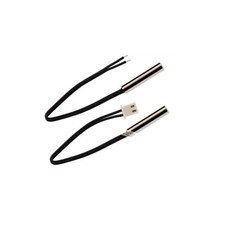 Temperature sensor probe NTC thermistor 10k 103 B value 3950 20 cm Bare wire 1x