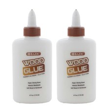 2 Wood Glue Waterproof Super Strong Carpenter Repair Adhesive Bond Fast 4oz Each