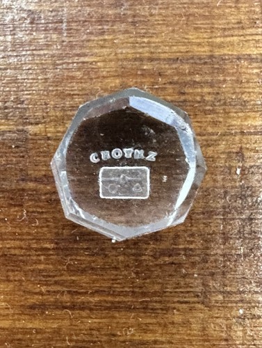 Antique Georgian Victorian Glass Intaglio Wax Seal Matrix CHOYMZ Faceted