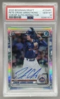 Pete Crow-Armstrong 2020 Bowman Chrome Draft Refractor 1st RC Auto /499 PSA 10