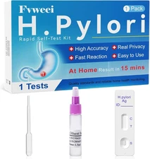 H Pylori Test Kit, H-Pylori Test, H. Pylori Stool (Antigen) Self-Test at Home, A