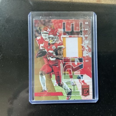 TYREEK HILL PT-4 2019 Donruss Elite GOLD PRIME TARGET PATCH 3/5 CHIEFS/DOLPHINS