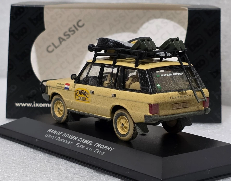 WOW Range Rover Camel Trophy Gerrit Dammer-Fons van Oers 1987 1:43 IXO RARE!! - Image 4 of 4