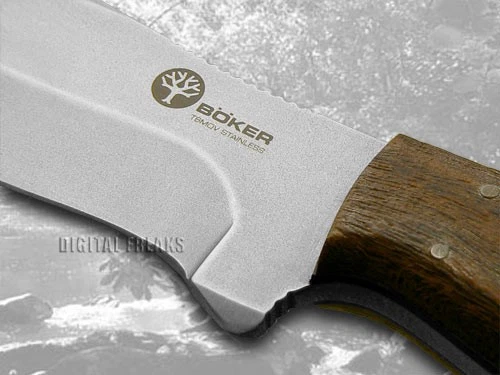 Cuchillo desollador de hoja fija Boker Arbolito madera de Guayacán T6MoV 02BA580GB Foto 4 de 4