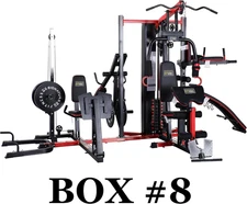 Multifunctional Home Gym System Workout Station with Leg Extension and Preacher