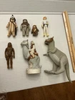Vintage Star Wars Action Figure Lot of 7 Kenner 1980s Ewoks Wicket Chewbacca