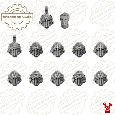 Space Knights - Roman Legion - Helmets - Legio Victrix Princeps (x12)
