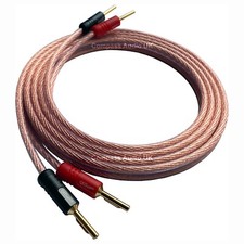 Van Damme LC OFC Twin 4mm Ultra Pure Copper Speaker Cable AIRLOC ABS Terminated