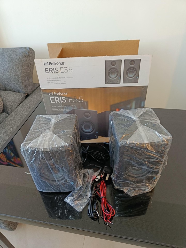 PreSonus Eris E3.5 speakers pair 3.5inch 2way multimedia studio