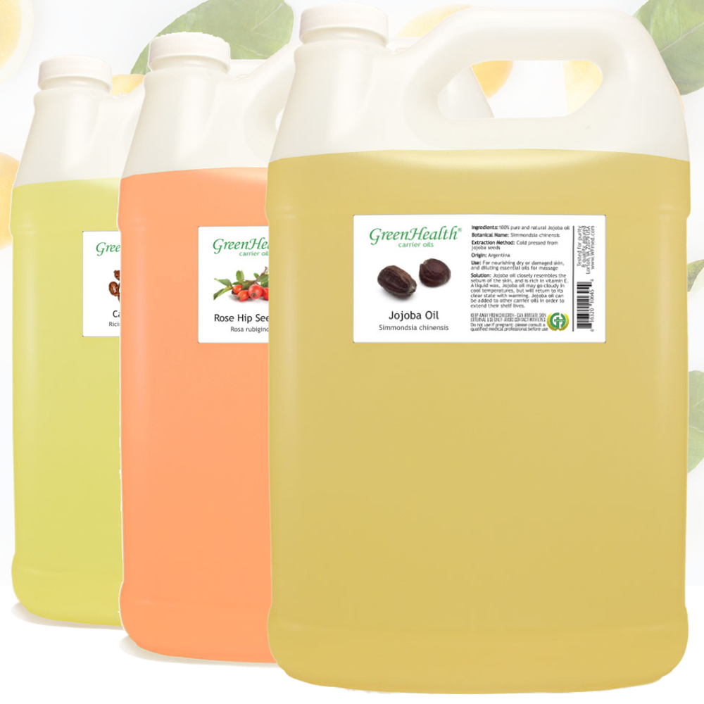 Carrier Oil - 1 Gallon, Bulk 100% Pure & Natural, 30+ Oils