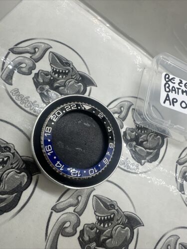 Bezel Ghiera Genuine Gmt Master 116710 126710 batman Blnr Ghiera + Inserto AP003 - Picture 8 of 9