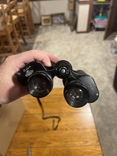 Vintage Binolux 8x30 Binoculars W/ Travel Case 395 ft at 1000 yds. - Picture 4 of 8