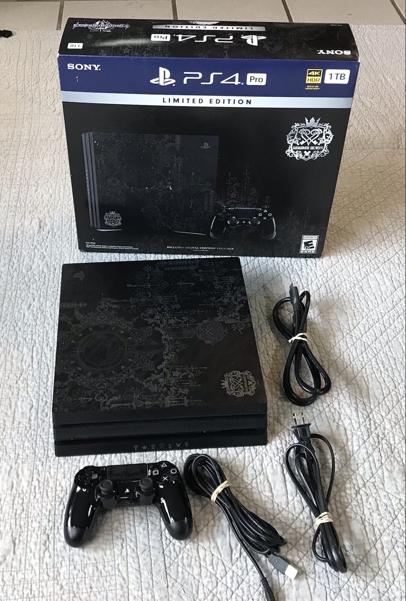 PlayStation 4 Pro 1TB KINGDOM HEARTS 限定版 PS4 Pro - PlayStation 4 Pro Black 1TB | GameStop