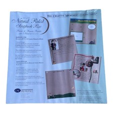 Creative Memories Natural Ruled Scrapbook 5 Sheets 10 Pages 12x12 New RCM-12NR