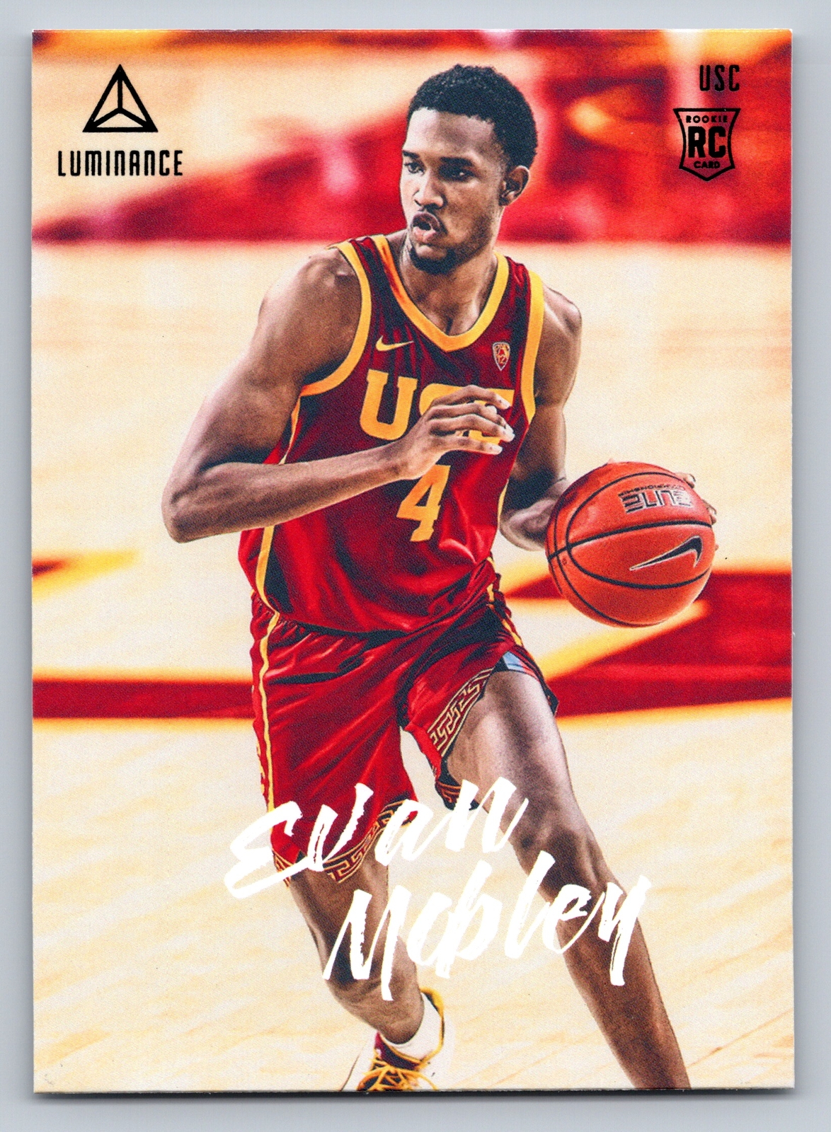 Evan Mobley Rookie - 2021 Panini Chronicles Luminance Draft Picks #77