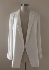 New J Crew Drapey Open-front Blazer Ivory J3869 Size 4 New 198