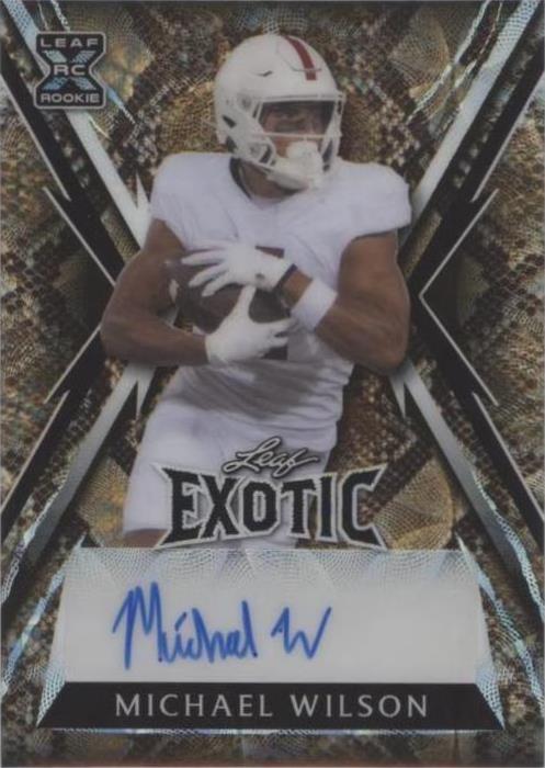 2023 Leaf Exotic Michael Wilson #BA-MW1 - 1 of 2