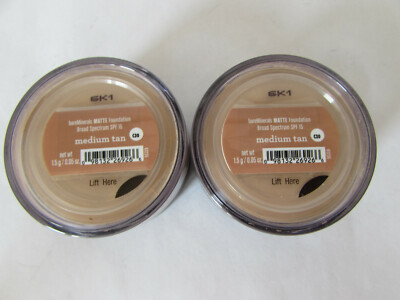 2 BareMinerals Foundation Broad Spectrum Medium Tan Matte 1.5g Travel Size