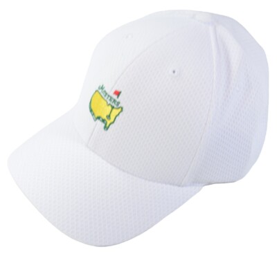 2022 MASTERS (WHITE) Performance Map Textured Golf Hat from AUGUSTA NATIONAL