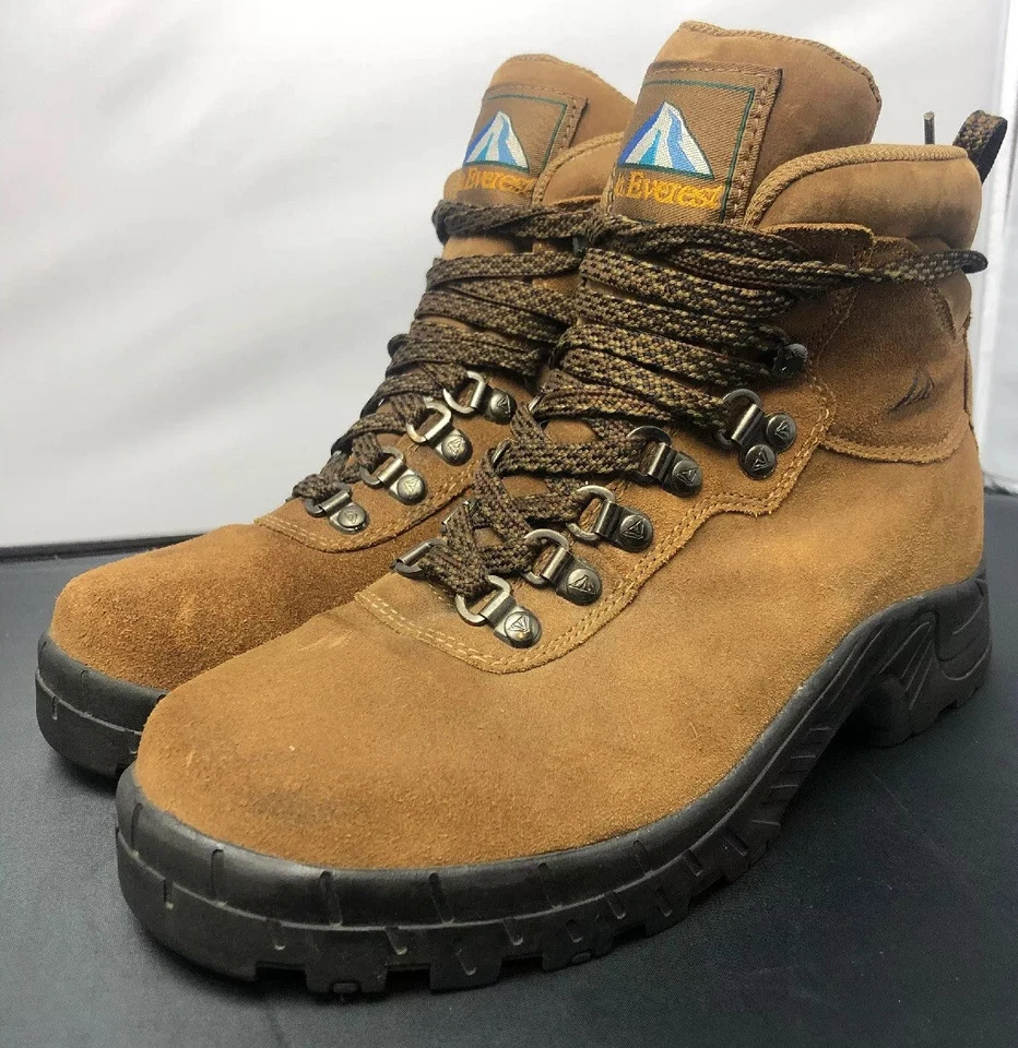 Botas de Invierno Mt Everest Verano 5 Cuero Senderismo Marrón Gamuza HOMBRE 6 / Mujer 8 Foto 4 de 4
