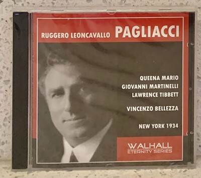 LEONCAVALLO Pagliacci [1934] (CD, WALHALL) BELLEZZA   MARTINELLI   Met Opera NEW