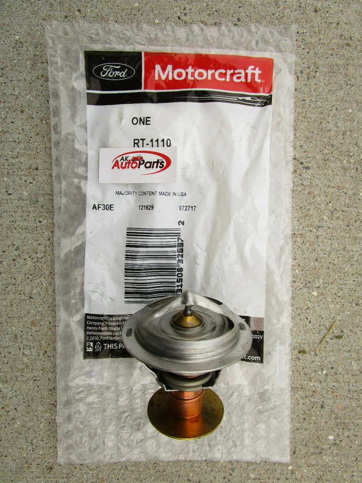 FORD F5OY-8575-A F5OY8575A MOTORCRAFT RT-1110 ENGINE COOLANT THERMOSTAT OEM NEW - Image 4 of 4