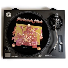 BLACK SABBATH Turntable Slipmat for Vinyl Records 12" DJ Slip Mat heavy metal