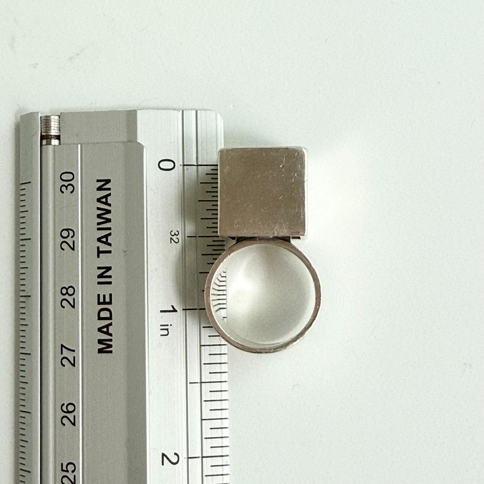 Vintage Hans Hansen Rock Crystal Ring | .925 sterling silver 23g | sz 6 ...