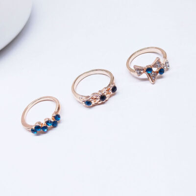 ASOS DESIGN - Confezione Da 8 Anelli Misti Argentati E Dorati Con Motivo Effetto Polipo E Corda - Foto 9