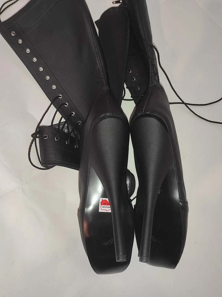 Handmade Ballet stiefel leder  VIELE FARBEN  Gr 38 - 47 RV, neu 20 cm Absatz, PL - Bild 4 von 4