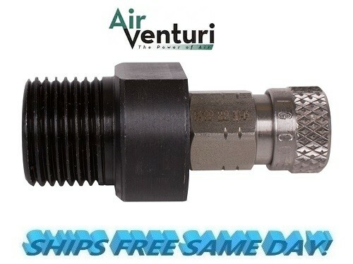 Air Venturi Firehouse Adapter, Stecker Scba Fassung W / Buchse Quick-Disconnect - Bild 1 von 3