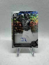 Juan Guerrero 2022 Bowman Chrome Autograph Black & White Mini Diamond