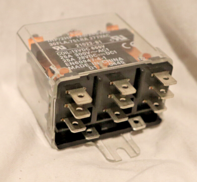 Deltron Inc 21043-81 PCMT 3PDT 12VDC 30A 56 Ohm 600V Power Relay – Qty 1
