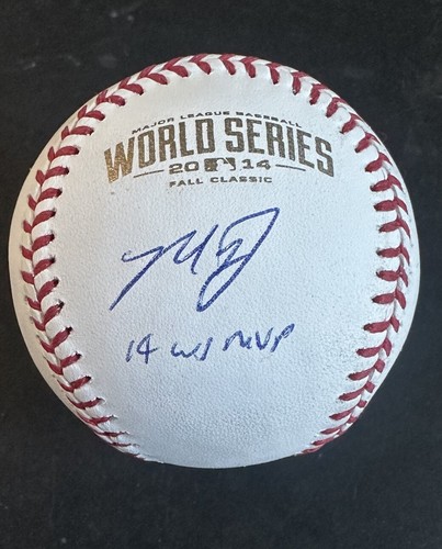 Madison Bumgarner Signed 2014 World Series Baseball MVP Auto Giants Ws Steiner - Bild 2 von 9
