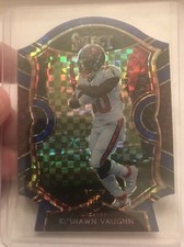 2020 Select Keshawn Vaughn Blue Checkered Prizm Die Cut Concourse No. 73