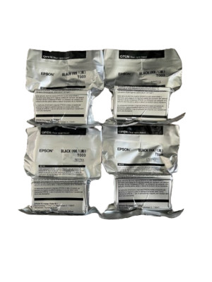 4 x Original Epson T003 schwarze Tintenpatrone für Epson Stylus Farbe 900/980 - FOLIE