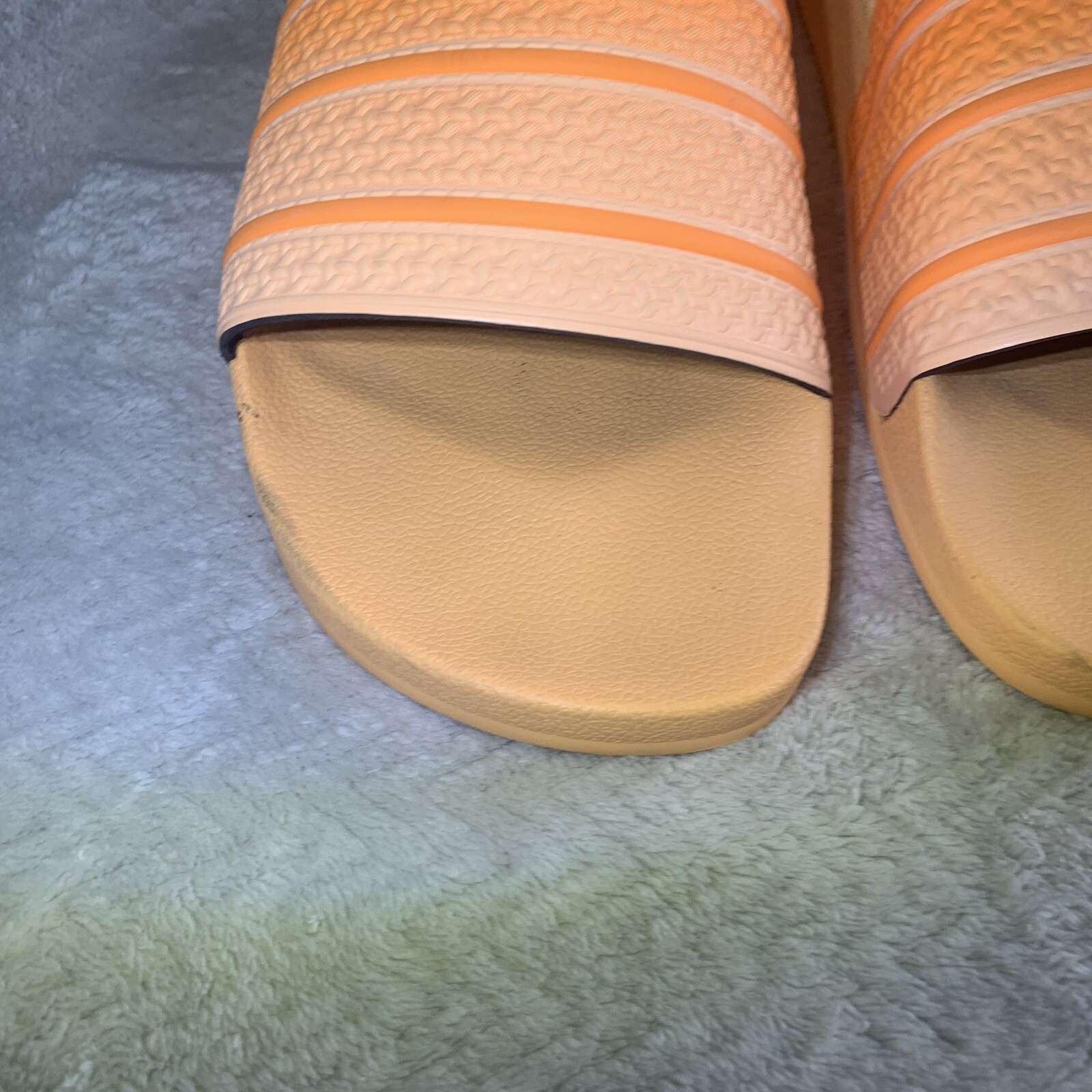 PANTOFOLA D’ORO Adidas Originals Adilette Ciabatte Sportive Casual Arancione Uomo Taglia 14 HP4314