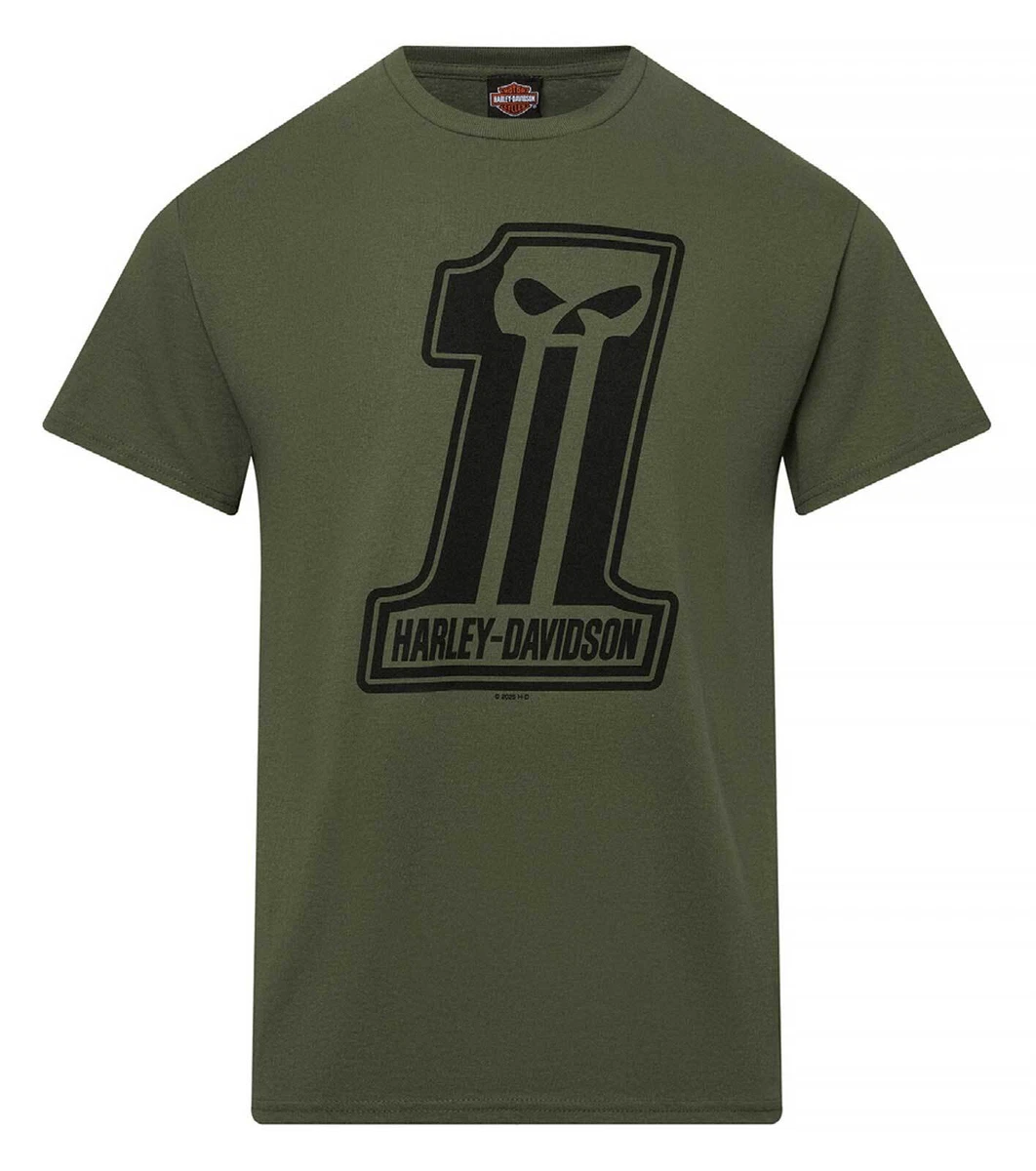 T-Shirt Harley-Davidson Da Uomo Shifters Tee 96579-23VM Grigio
