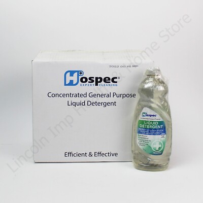 Hospec PH Neutral Flüssigwaschmittel. Zahnchirurgie Reinigung & Hygiene. 9 Flaschen