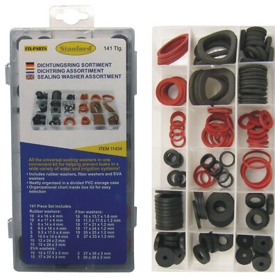 30 Stück Dichtungsringe Set - 1/2 Zoll 3/4 Zoll 1 Zoll Silikon Dichtungen Für Wasserhahn