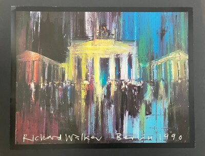 Richard Walker Berlin 1990 Original Poster