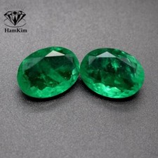 Lose Edelstein 6mm-16mm Natürlicher Smaragd Ovale Form Edelstein