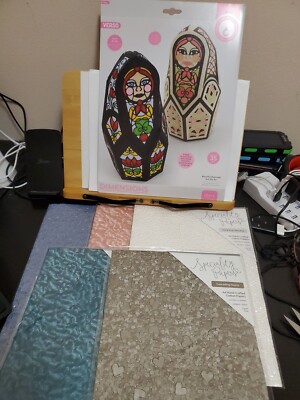 Tonic Studios Verso Beautiful BABUSHKA DOLL DIE SET AND Paper Bundle