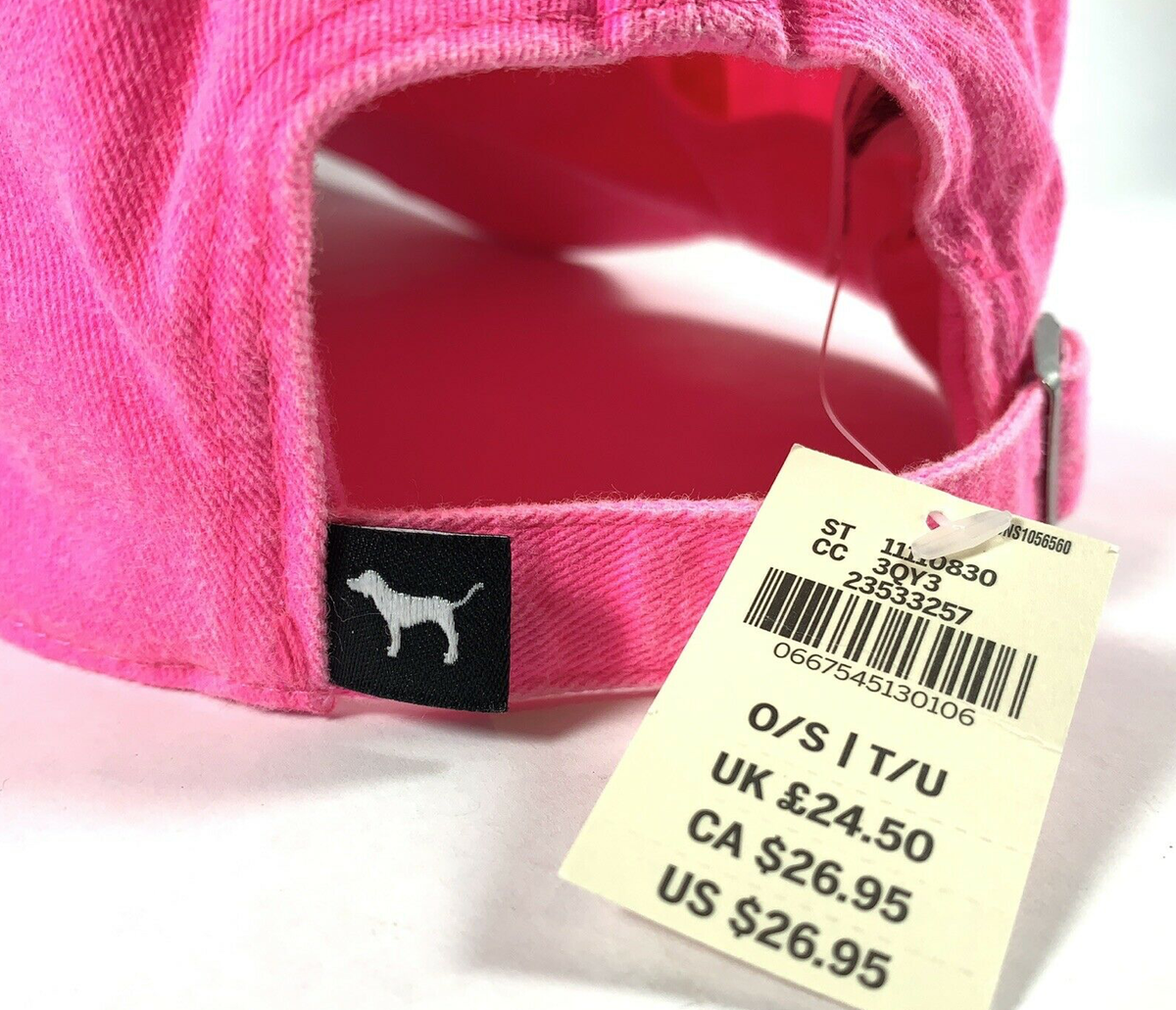 Casquette Victoria's Secret PINK - Ohio - Taille Unique - Rose - NWT