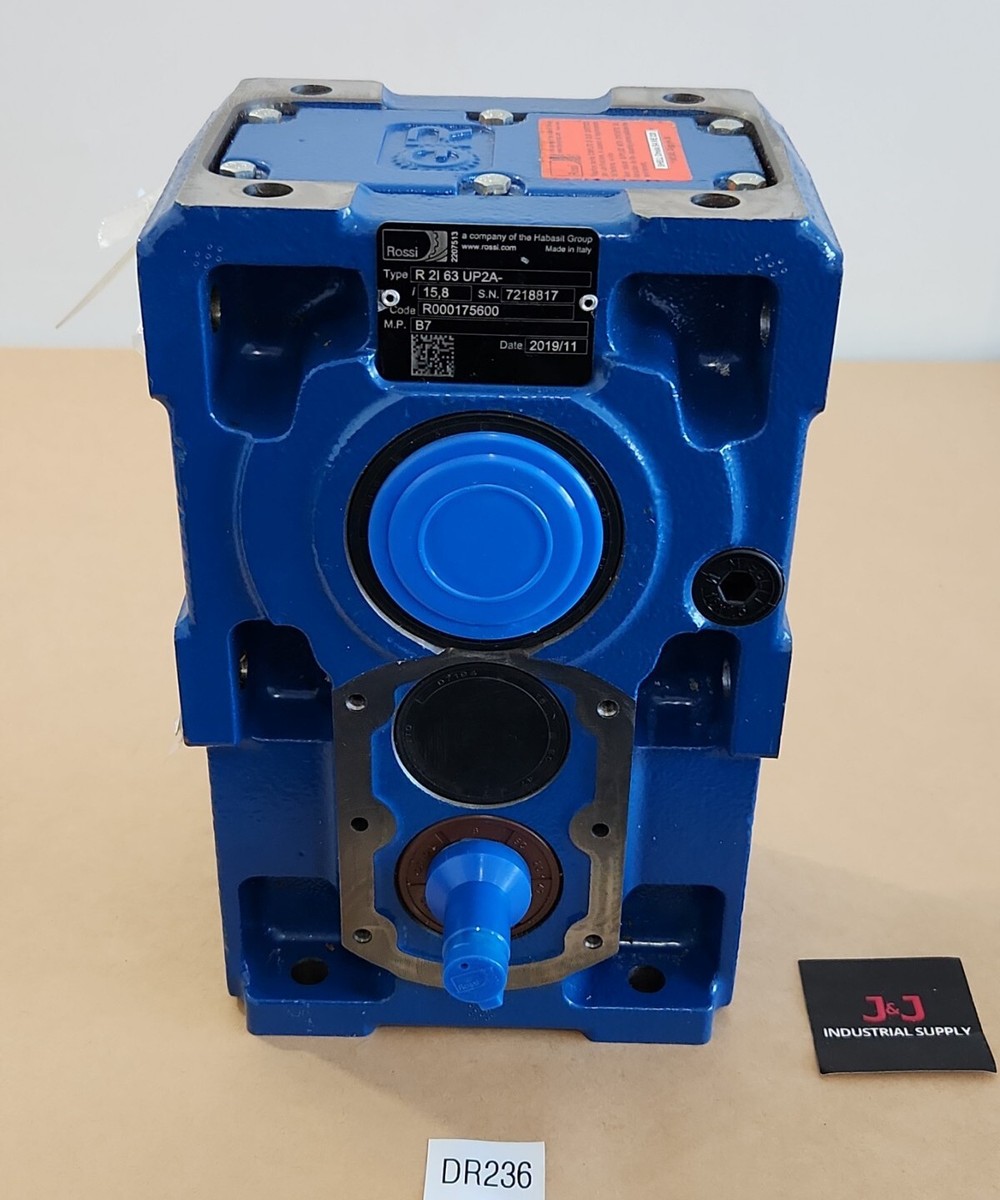 NEW* ROSSI MOTORIDUTTORI R 21 63 UP2A Gearbox Reducer 15,8:1 Ratio
