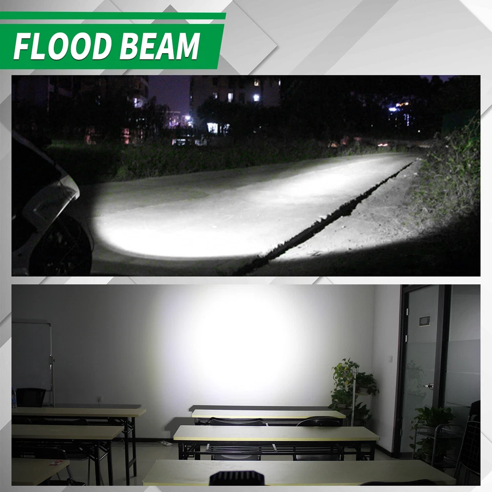 Luzes de trabalho LED 4"" 240W pods lâmpada offroad de inundação neblina para ATV UTE SUV cubo - Imagem 2 de 4