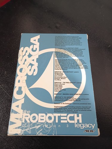 Robotech Legacy - The Macross Saga - Collection 3 Box Set (3 Discs) - Picture 3 of 3