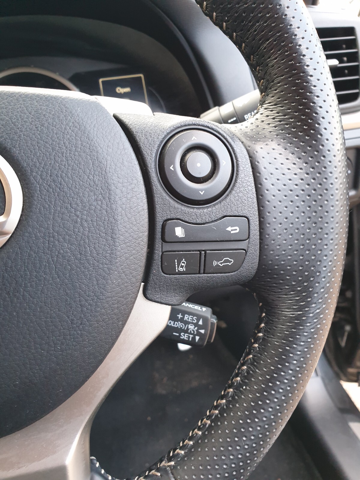 Lexus CT 200H 2017 2022 Multi Function Steering Wheel Leather FSport