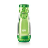 Zoku Glass Core Water Bottle Green 16-fluid Ounces on sale Zoku Glass Core Water Bottle Green 16-fluid Ounces on sale