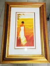 EMIL BELLET Original PENCIL SIGNED Color Lithograph Limited Edition PROF. FRAMED